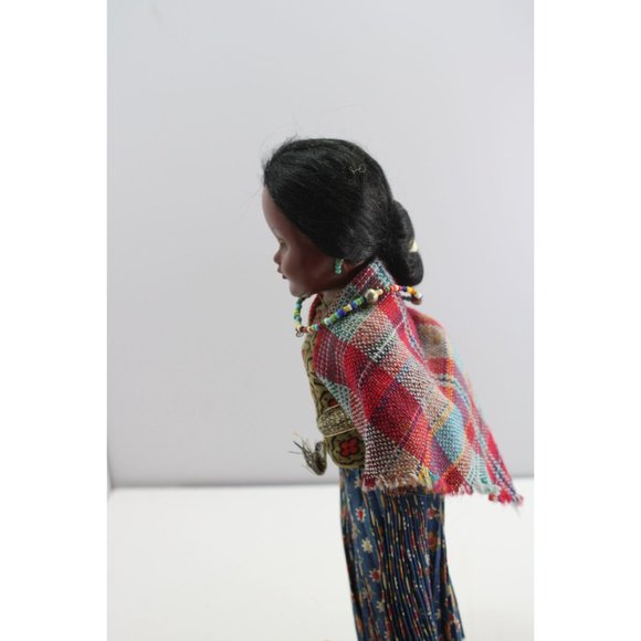 Native American Woman Doll Vintage Squaw 88450 Southwest - Picture 6 of 8